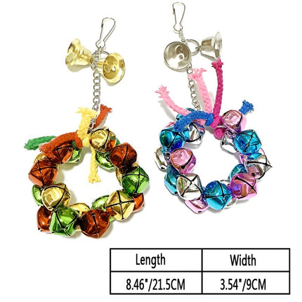 Parrot Nibble Toy – Safe, Fun, and Colorful Bead Bird Toy
