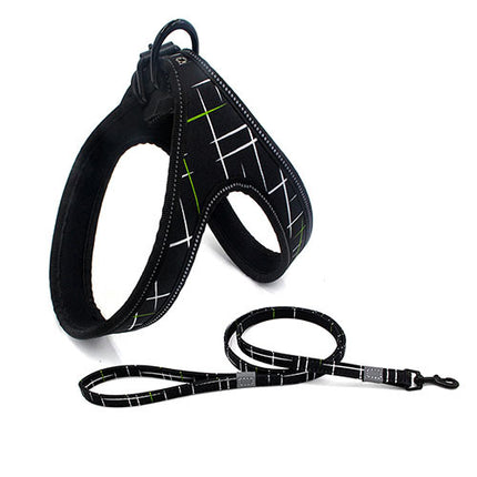 Colorful Dog Leash & Adjustable Harness – Soft, Reflective, Explosion-proof for Small & Medium Dogs | Petpexi