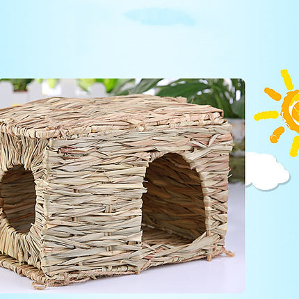 Rabbit Chinchilla Guinea Pig Hedgehog Grass Mat – Premium Straw Material – Free & Fast Shipping to the USA!