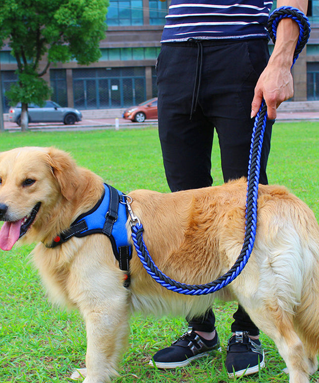 Saddle Chest Strap Dog Leash - Heavy-Duty Adjustable Harness for Dogs - petpexi.com