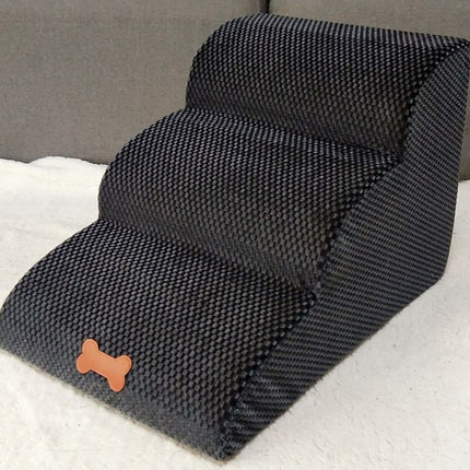 Premium 3-Tier Pet Dog Sponge Ladder for Small Pets - Free Fast Shipping USA