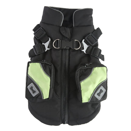 Winter Dog Jacket – Cotton Padded Zipper Coat for Cold Weather | Petpexi