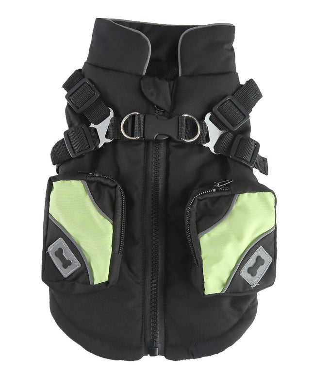Winter Dog Jacket – Cotton Padded Zipper Coat for Cold Weather | Petpexi