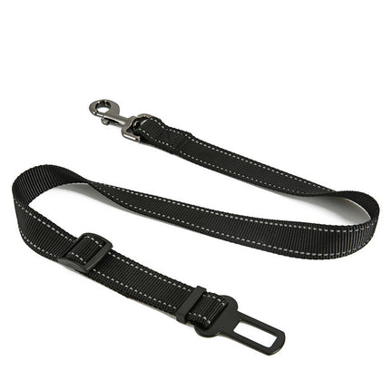 Adjustable Pet Seat Belt with Cushion – Car Safety Buckle for Dogs | PetPexi