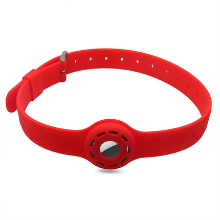 Anti-lost Silicone Airtags Tracker Pet Collar – Durable Armband Style, Multicolor Options