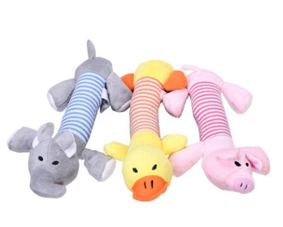 Funny Dog Sound Squeak Pet Toys – Plush Squeaky Chew & Fetch Toys | www.petpexi.com