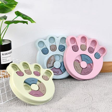 Interactive Dog Puzzle Feeder – Slow Feeding Turntable Toy for IQ Training | petpexi.com