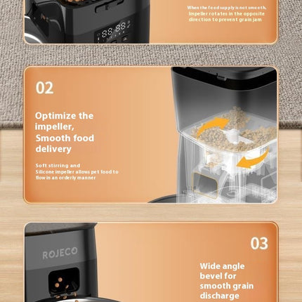 RWSQ-02 2L Automatic Pet Feeder - High-Quality Pet Feeding Machine