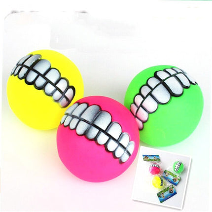 Pet Dog Tooth Sounding Ball Enamel Toy – Durable Interactive Chew – www.petpexi.com