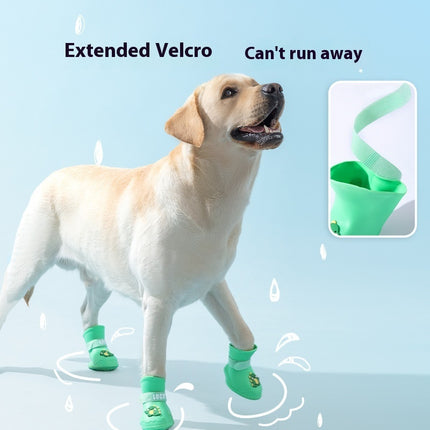 Waterproof Non-Slip Silicone Dog Booties for Medium & Large Dogs - Free Shipping USA | Petpexi
