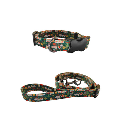 Christmas Dog Harness and Leash Set | Holiday Pet Collar Chest Strap – www.petpexi.com