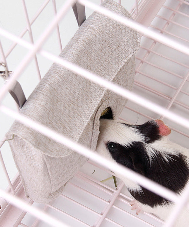 Rabbit Feeding Feed Bag for Guinea Pig, Hamster & Chinchilla – Durable Cloth Bag – Free & Fast Shipping to the USA!