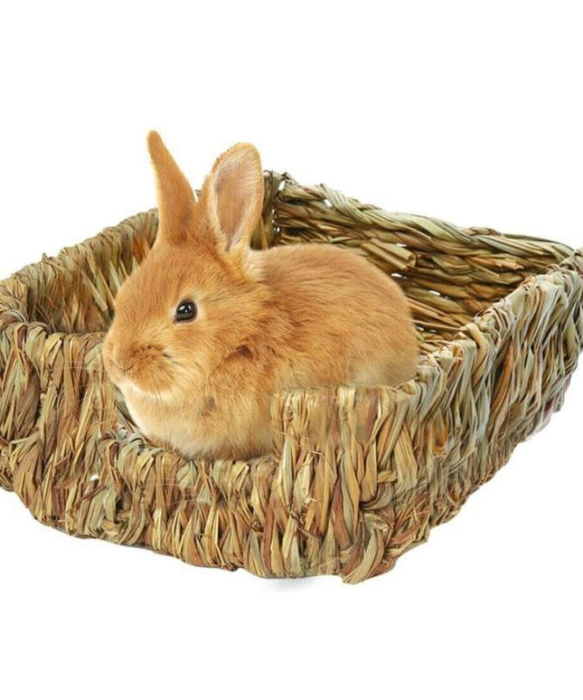 Rabbit Nest Guinea Pig Grass Nest Hand-woven Pet Bed – Natural & Comfortable – Free & Fast Shipping to the USA!