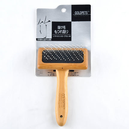 Pet Grooming Bamboo Wood Air Cushion Needle Comb – Eco-Friendly & Durable | Petpexi