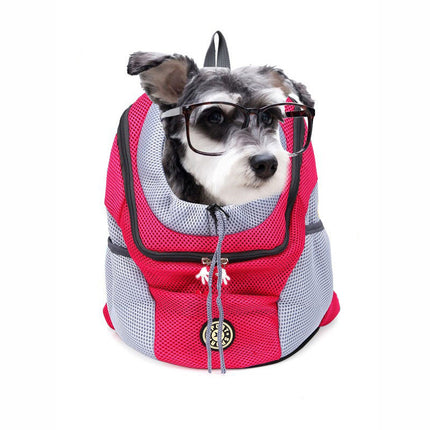 Portable Mesh Dog Carrier Backpack – Breathable & Secure Pet Travel Bag | Petpexi