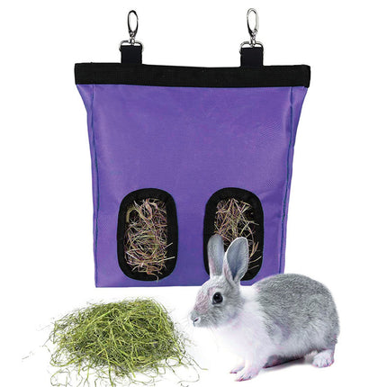 Rabbit Hay Feeder Bag for Guinea Pigs, Bunnies & Chinchillas – Durable Oxford Cloth – Free & Fast Shipping to the USA!