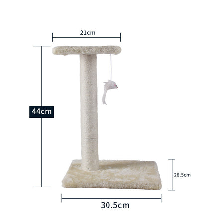 Cat Climbing Frame Litter Tree with Integrated Grab – Solid Wood Stylish Design | Petpexi