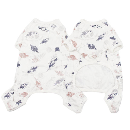 Autumn & Winter Cotton Dog Pajamas – Cozy Sleepwear for Small & Medium Dogs | Petpexi