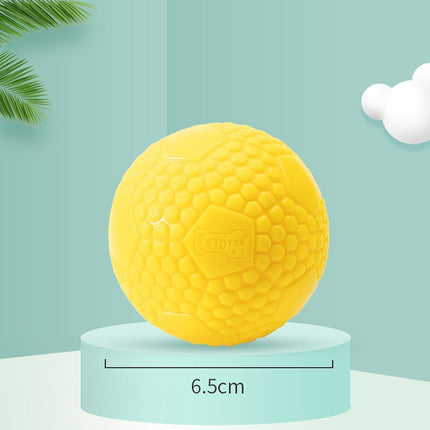 Rugby Tennis Dog Bite Sounding Ball Pet Toy – Durable Interactive Chew – www.petpexi.com