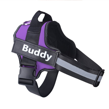 Personalized Dog Harness No Pull Reflective Breathable Adjustable Vest with Custom Patch | Petpexi