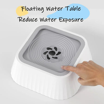 Splash-Proof Floating Pet Water Bowl – No-Wet Mouth Design | Petpexi