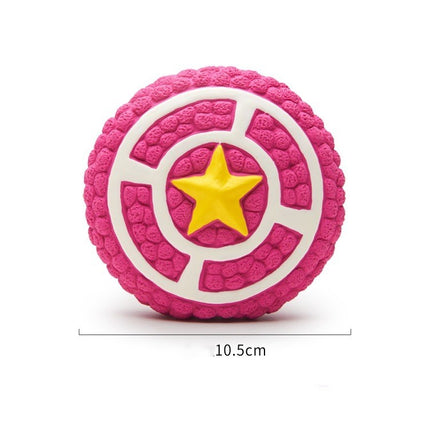 Rugby Tennis Dog Bite Sounding Ball Pet Toy – Durable Interactive Chew – www.petpexi.com