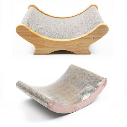 U-Shaped Cat Bed & Paw Grinder – Multifunctional Cat Scratching Toy | PetPexi