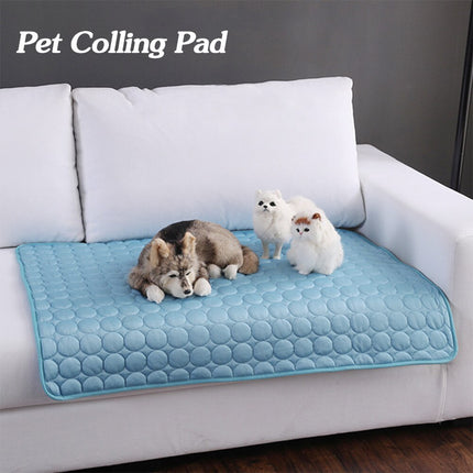 Ice Silk Pet Cooling Pad for Dogs & Cats – Soft, Breathable & Summer-Ready
