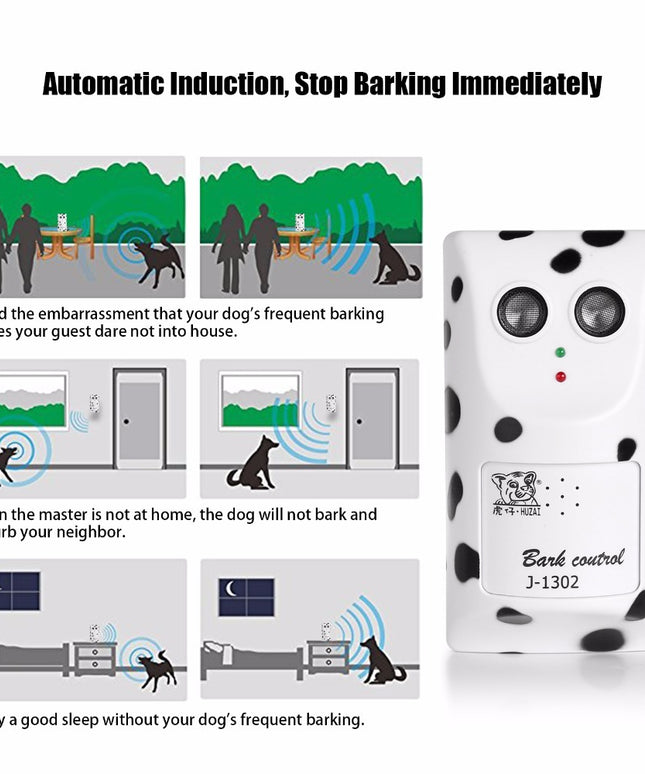 High-Power Ultrasonic Anti-Bark Dog Repeller – Wall-Mounted, Safe & Humane
