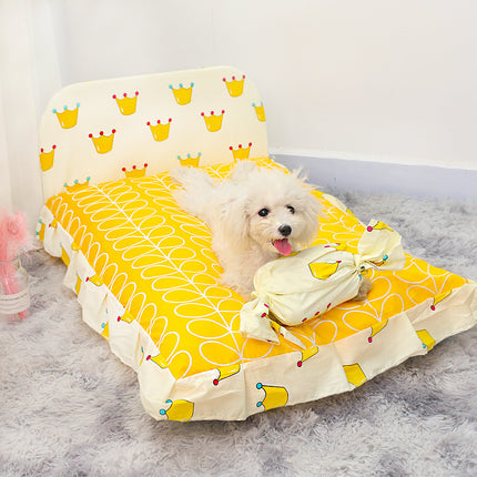 Teddy Small Dog Pet Bed - PP Cotton, Multiple Sizes | PetPexi