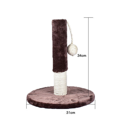 Cat Climbing Frame Litter Tree with Integrated Grab – Solid Wood Stylish Design | Petpexi