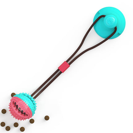 Dog Toy for Aggressive Chewers, Interactive Teething, Boredom-Relieving Suction Cup Tug-of-War