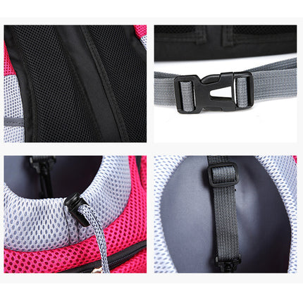 Portable Mesh Dog Carrier Backpack – Breathable & Secure Pet Travel Bag | Petpexi