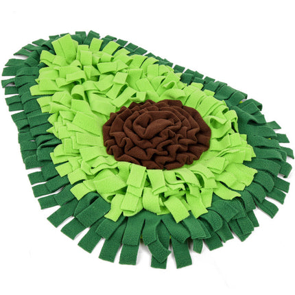 Avocado Dog Sniffing Mat – Interactive Puzzle Toy for Boredom & Training | petpexi.com