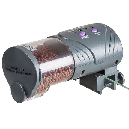 Intelligent Timing Fish Feeder for Aquarium – Automatic 12/24 Hour Feeding with Easy Setup