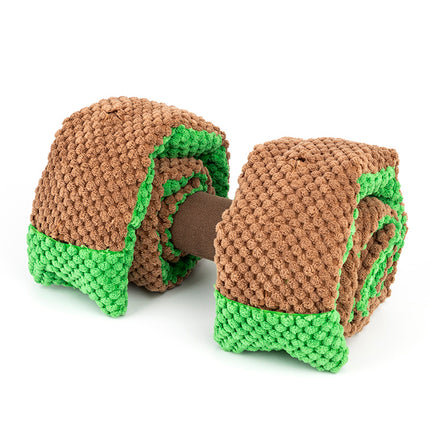 Puzzle Plush Dumbbell Snuffle Toy for Dogs - Interactive Enrichment Toy | Petpexi