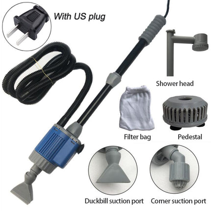 Fish Tank Gravel Cleaner – Electric Aquarium Sand Vacuum 20W/28W | Fast Free Shipping USA | PetPexi