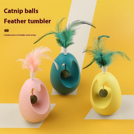 Catnip Ball Tumbler Cat Teaser Molar Toy – Interactive Fun for Cats | Petpexi