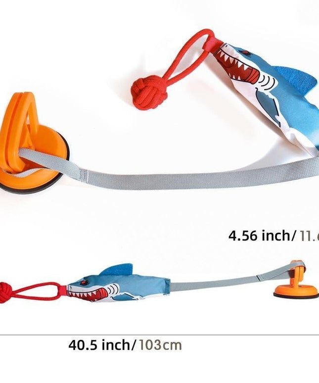 PROKEl Shark Shaped Pet Toy with Suction Cup - Petpexi
