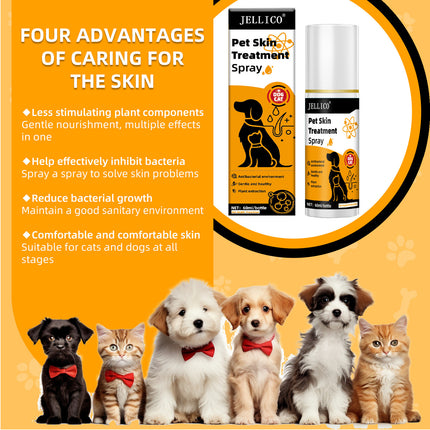 Pet Skin Care Spray for Dogs & Cats – Effective Moss & Hair Loss Treatment | Petpexi