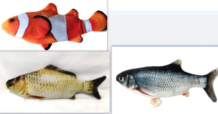 Electric USB Flopping Fish Cat Toy – Realistic Interactive Plush | Petpexi