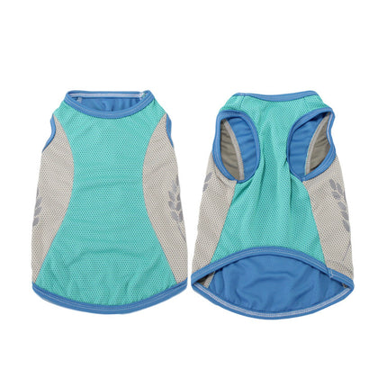 Reflective Summer Cooling Pet Vest – Stylish Breathable Dog Clothes