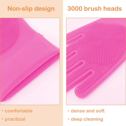 Durable Pet Grooming Gloves for Cats & Dogs – Enhanced Five Finger Design for Massaging & Bathing | Petpexi