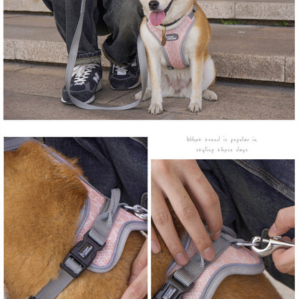 Dog Chest Strap Vest Style – Adjustable Nylon Harness for Dogs | Petpexi
