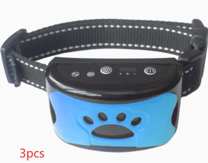Waterproof Rechargeable Dog Training Collar - Electric Remote Trainer with Shock, Vibration & Sound