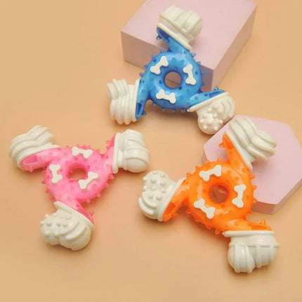 Pet Toy Triangle Bone Grinding Teeth – Durable Tough Chew Dog Toy | www.petpexi.com