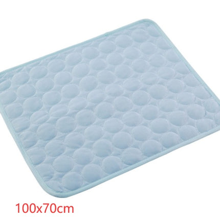 Ice Silk Pet Cooling Pad for Dogs & Cats – Soft, Breathable & Summer-Ready