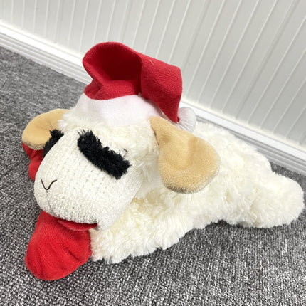 Lay Down Sheep Plush Dog Toy – Durable, Interactive & Squeaky | www.petpexi.com