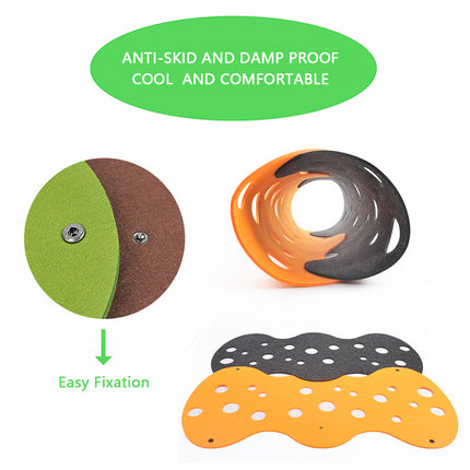 Cat Tunnel Felt Pom Splicing Deformable Kitten Nest – Interactive Collapsible Pet Toy | Petpexi