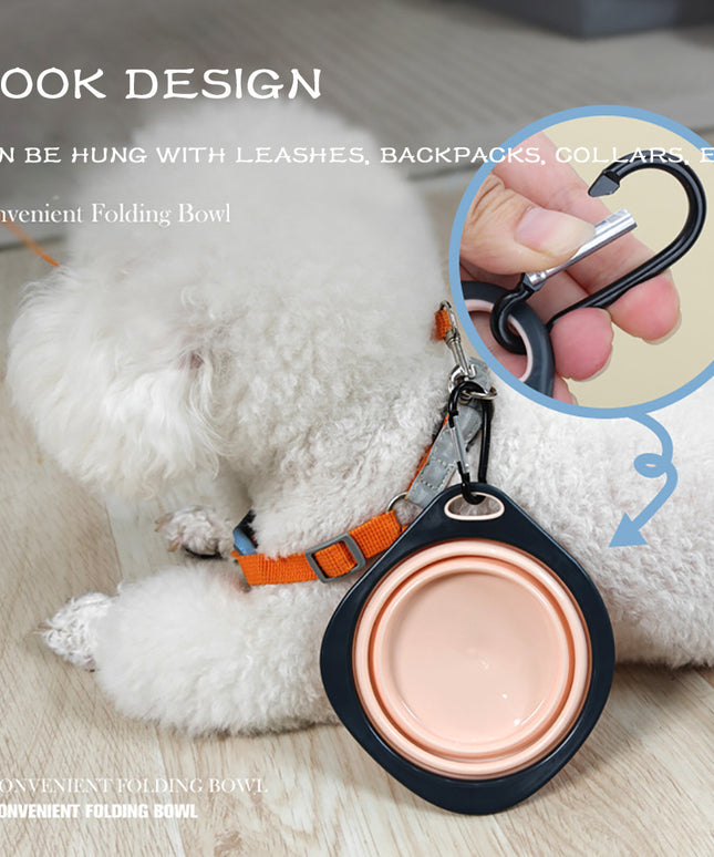 Collapsible Silicone Dog Bowl – Foldable Travel Cup for Food & Water | Petpexi